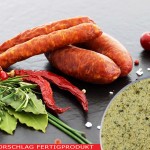 Bauernbratwurst, Kaminwurzen Gewürzzubereitung