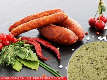 Bauernbratwurst, Kaminwurzen Gewürzzubereitung