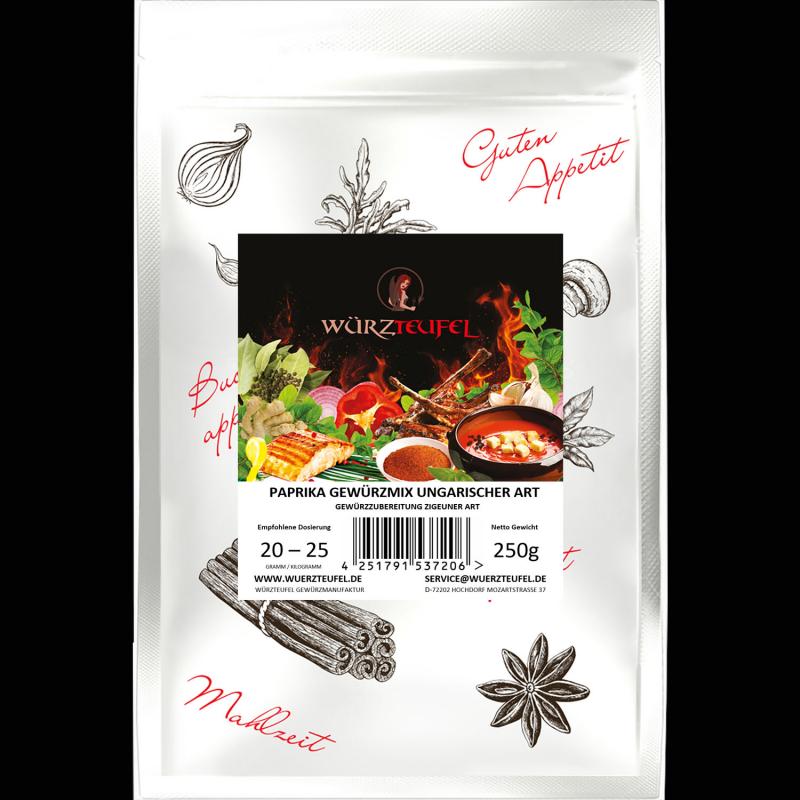 Paprika-Gewürzmix Ungarischer Art, Zigeuner - Grillgewürzzubereitung